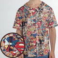 Pop Art Unisex Baseball Jersey