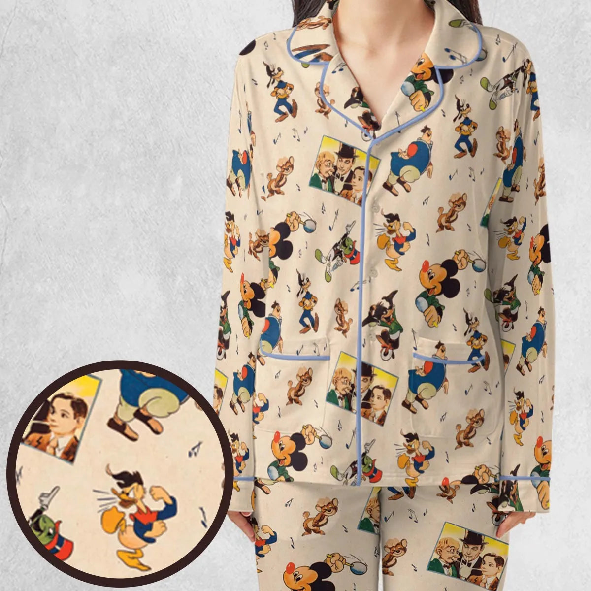 Fun And Fancy Free Characters Pajamas Set