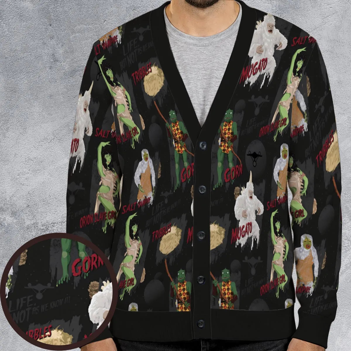 Creatures Star Trek Cardigan