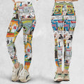 Olive Oyl Popeye Comic Legging