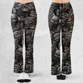 Critters Pattern Halloween Flare Leggings