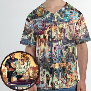 GTA Grand Theft Auto Scenes Unisex Baseball Jersey