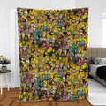 WWF Simpsons Fleece Blanket