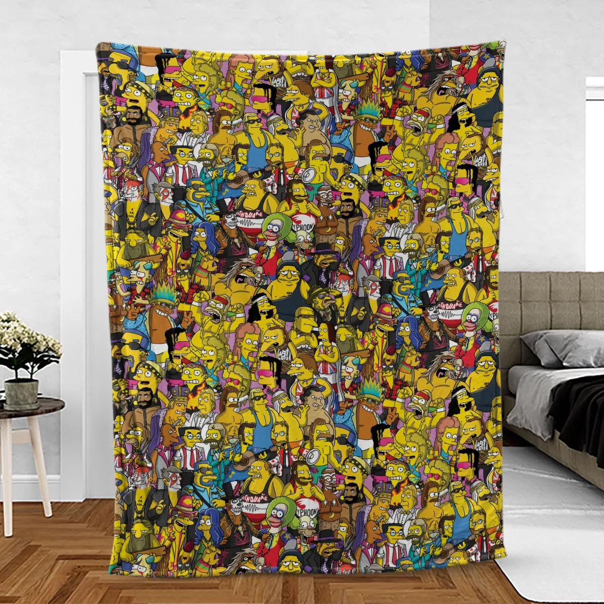 WWF Simpsons Fleece Blanket