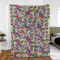Aloha Garfield And Odie Fleece Blanket