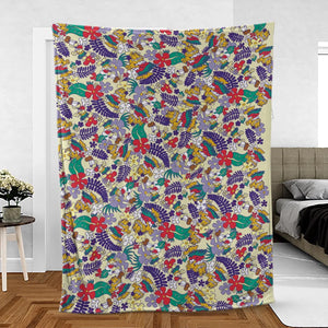Aloha Garfield And Odie Fleece Blanket