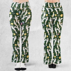 Tiki Room Showgirls Flare Leggings