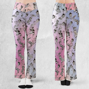 The Animated Marx Brothers Characters Flare Leggings