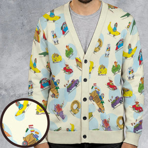 The Busy World of Richard Scarry Cardigan