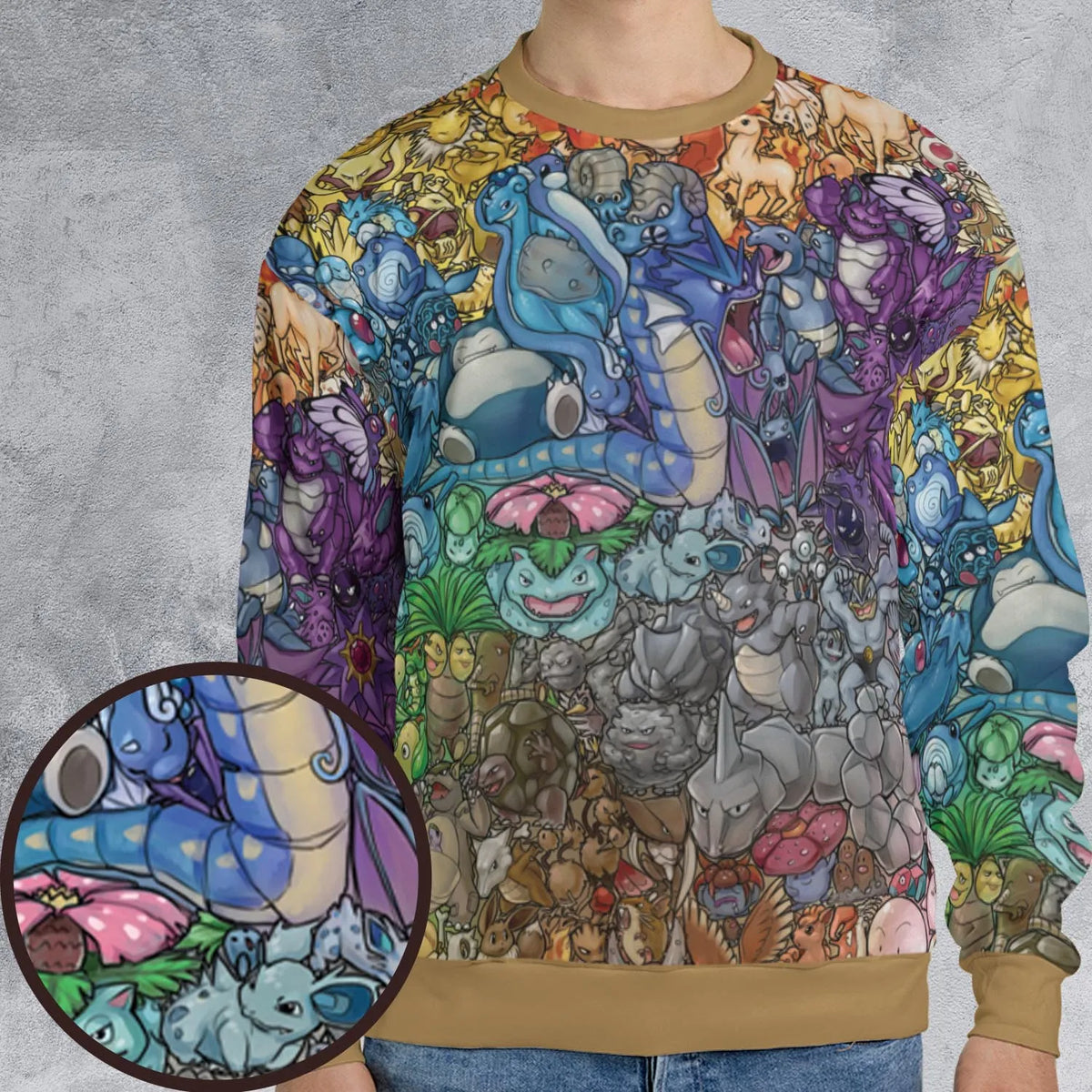 Rainbow Epic Pokemon All-over Print Sweatshirt