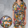 Comedian Bobby King Of The Hill Satin Short-Sleeve Pajamas Set
