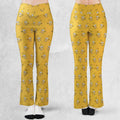 Homer Simpson Pattern Flare Leggings