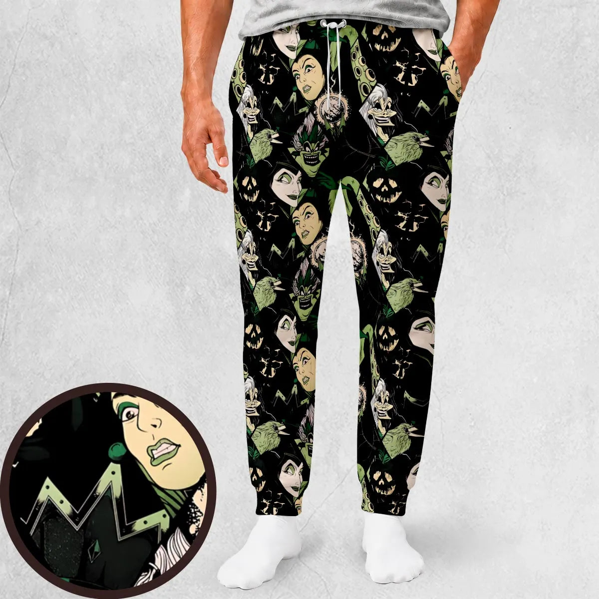The Villains Pattern Sweatpants