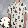 Smokey The Bear AOP Men/Women Polo Shirt