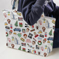 Holiday Pranks Home Alone Large Tote Bag