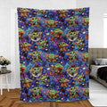 Baby Yoda In the Galaxy Fleece Blanket