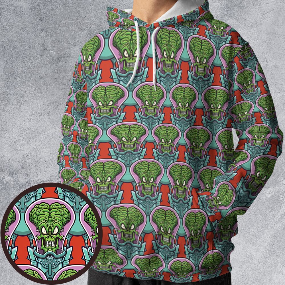 Retro Big-Brain Alien -  - 1
