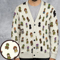 Teenage Mutant Ninja Turtles in Kidrobot style Cardigan