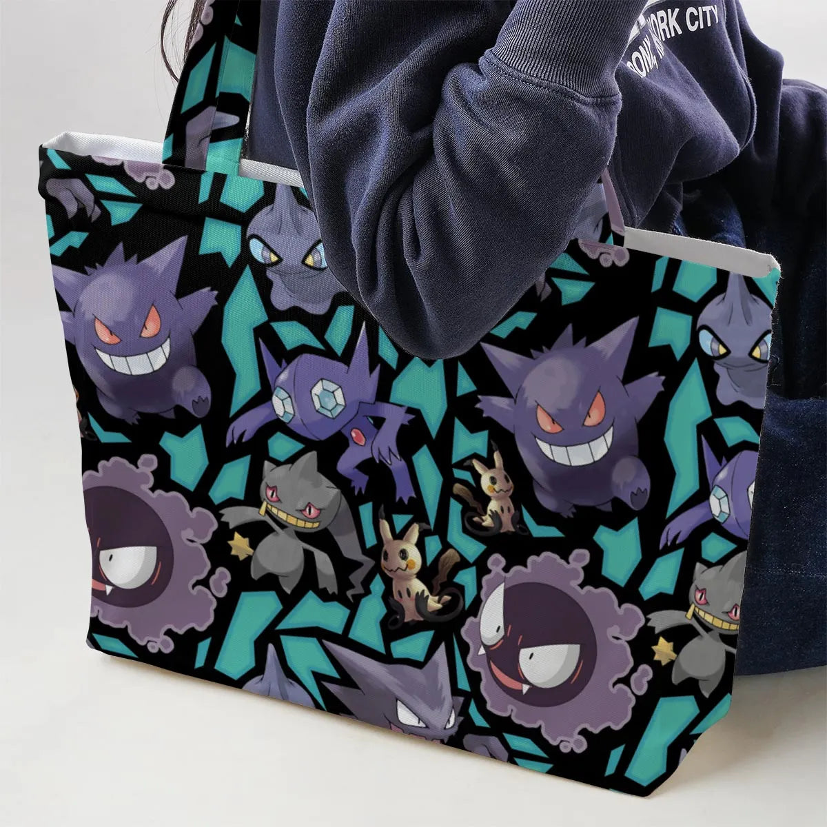 Ghost Type Pokemon Large Tote Bag