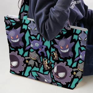 Ghost Type Pokemon Large Tote Bag