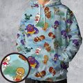 Monchhichis Cartoon Characters All-over Print Hoodie