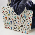 Bobby Hill King Of The Hill Pattern Large Tote Bag