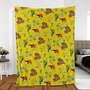 Parappa and Friends Fleece Blanket