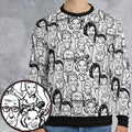 Vintage Dick Van Dyke Show All-over Print Sweatshirt