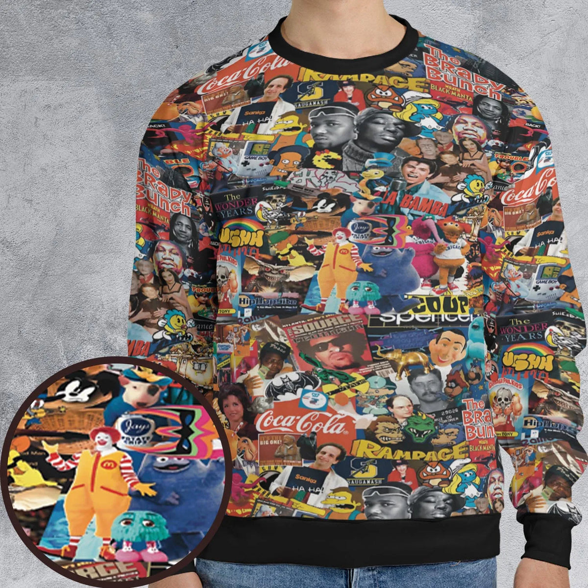 POP Culture All-over Print Sweatshirt