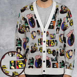 Vintage 90s Dick Tracy Cardigan