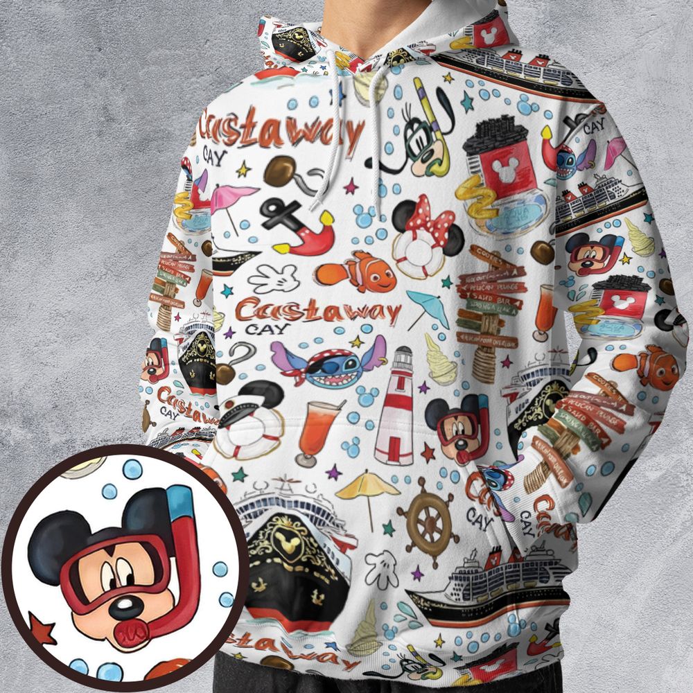All-over Print Hoodie - VV39MN3A -  - 1