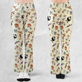 60s The Adventures Of Rocky And Bullwinkle and Friends Flare Leggings