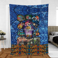 The Beginning Star Trek Pattern Fleece Blanket