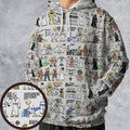 Egyptian Galaxy Wars All-over Print Hoodie