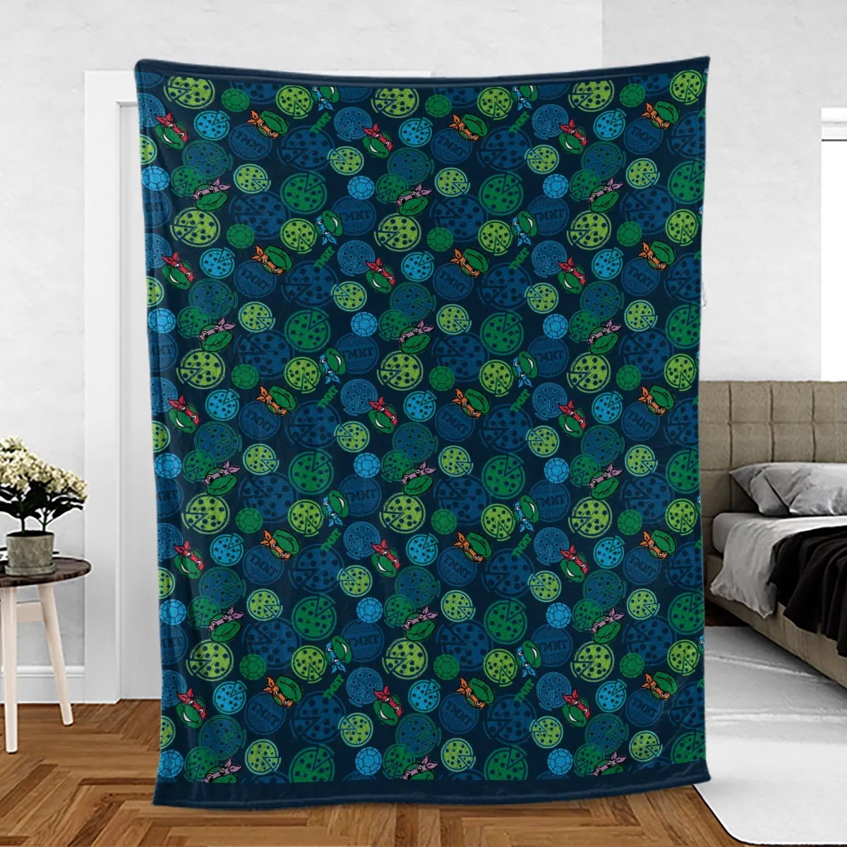 Teenage Mutant Ninja Turtles Pizza Fleece Blanket