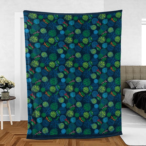 Teenage Mutant Ninja Turtles Pizza Fleece Blanket