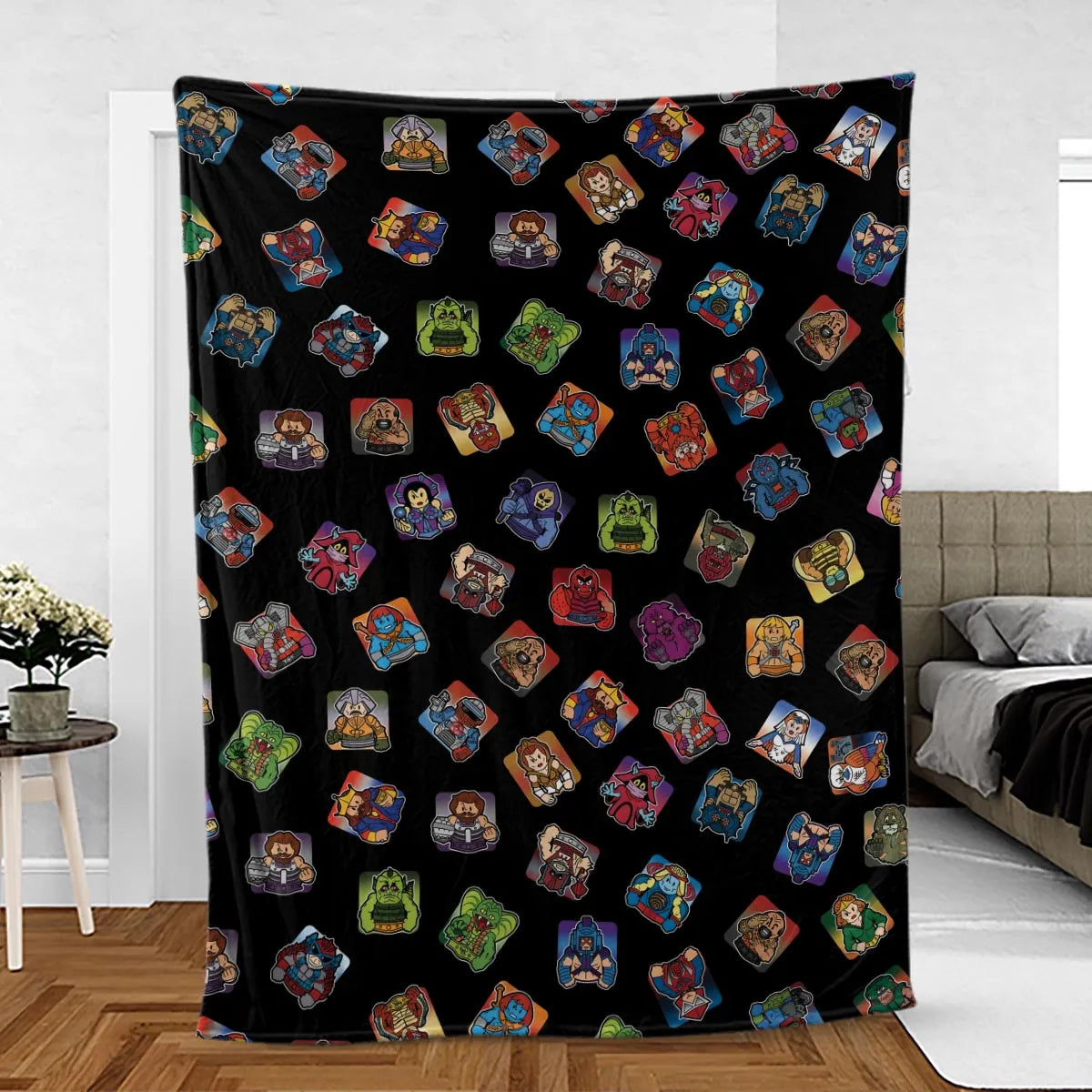 Retro Hero Masters of the Universe Fleece Blanket