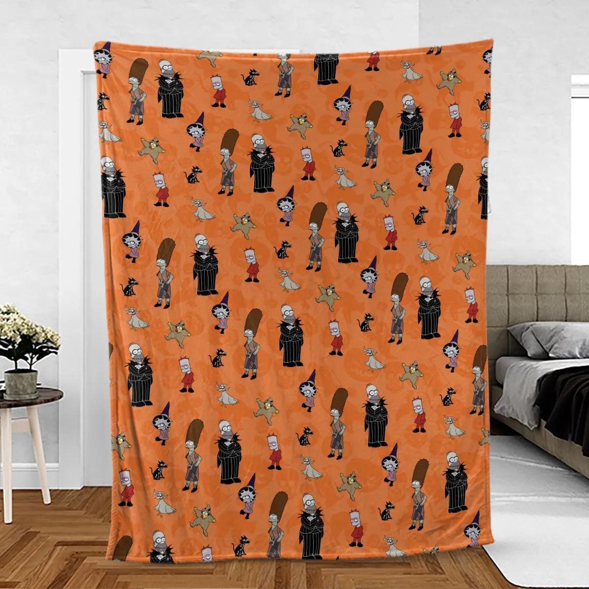 The Simpsons Halloween Fleece Blanket