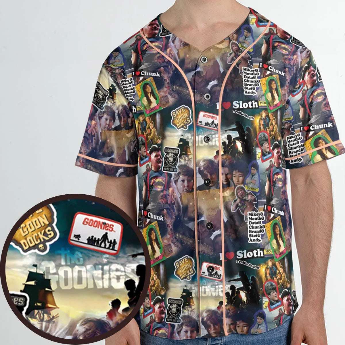Goonies Rule The Goonies Unisex Baseball Jersey