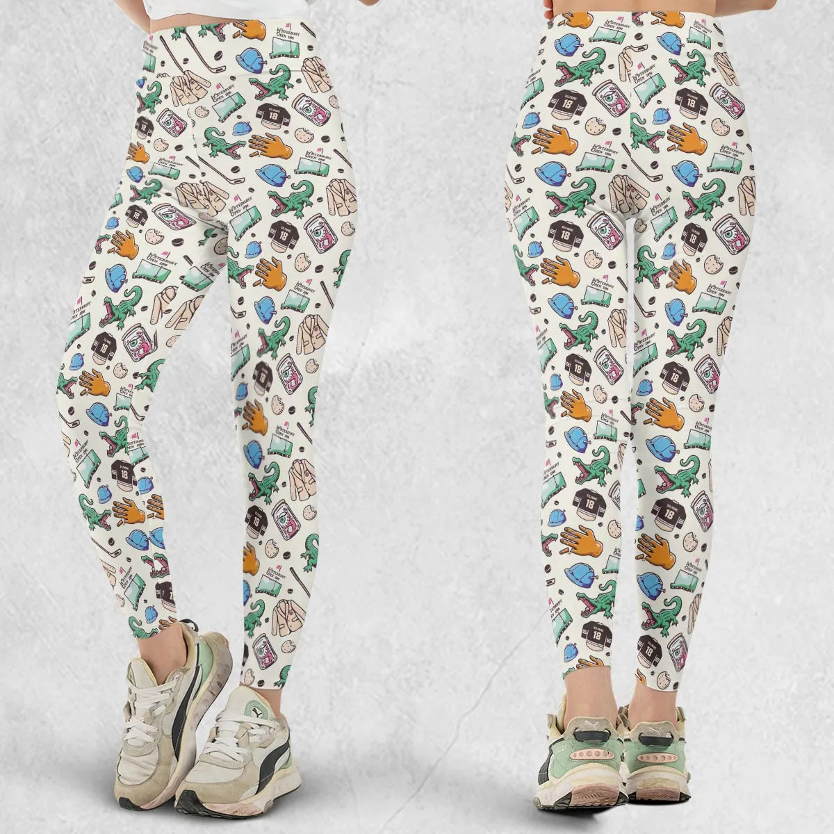 Happy Gilmore Pattern Legging