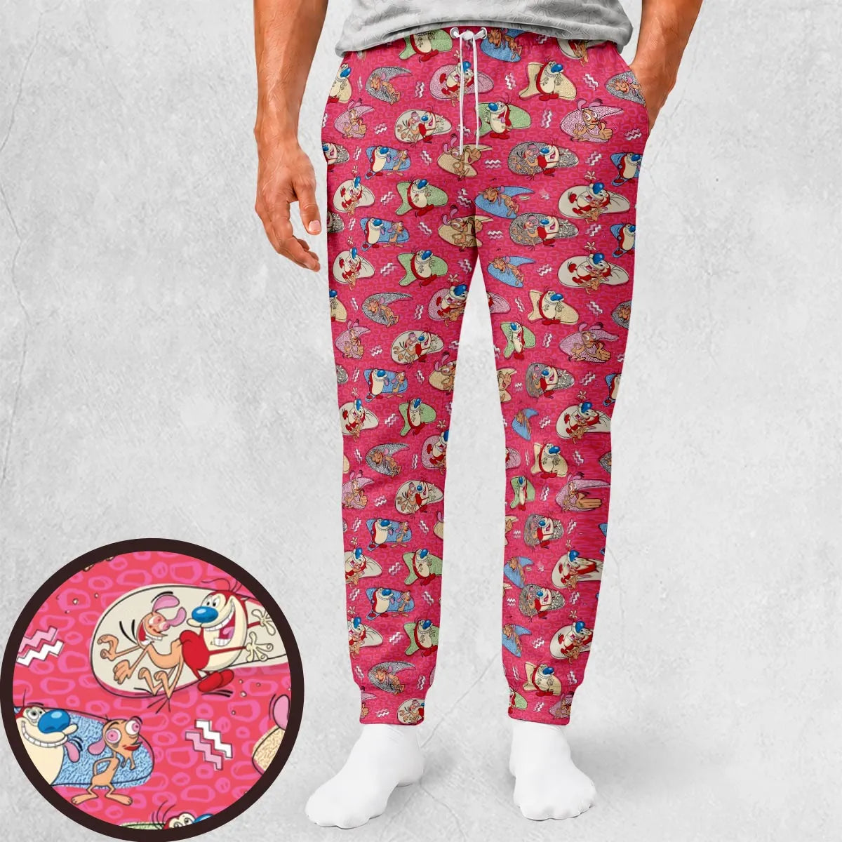 Cartoon Madness The Ren and Stimpy Show Sweatpants