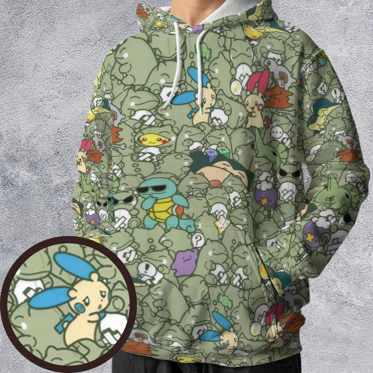 Epic Pokemon Pattern All-over Print Hoodie