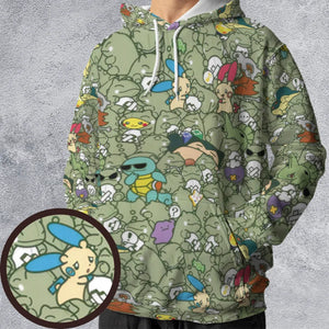Epic Pokemon Pattern All-over Print Hoodie