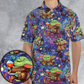 Baby Yoda In the Galaxy AOP Men/Women Polo Shirt