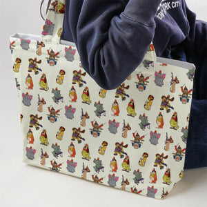 Snorky Fleegle Drooper Bingo The Banana Splits Large Tote Bag