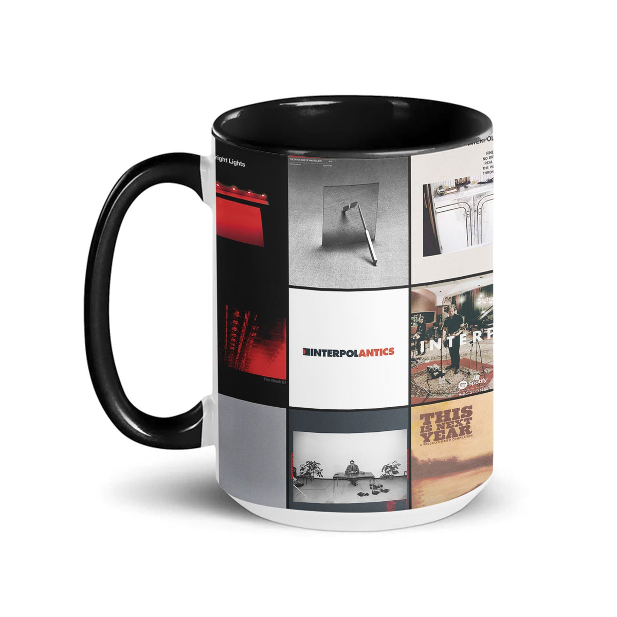 Interpol Accent Mug Alternative Rock Album Cover Collage Gift