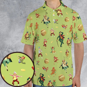 Irish Movie Darby O'Gill Characters AOP Men/Women Polo Shirt
