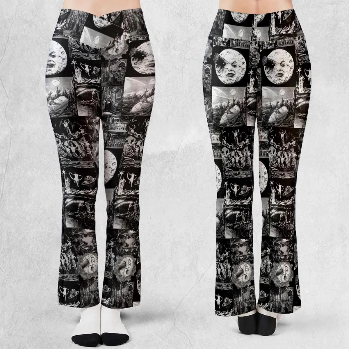 Le Voyage Dans La Lune 1902 Flare Leggings