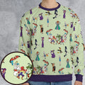 Witches Cartoon Characters All-over Print Sweatshirt