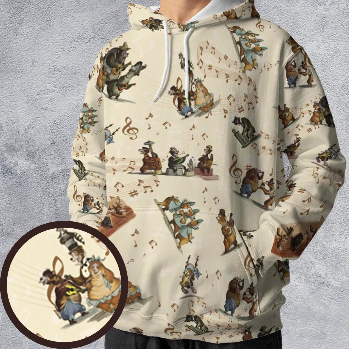 Country Bear Jamboree All-over Print Hoodie